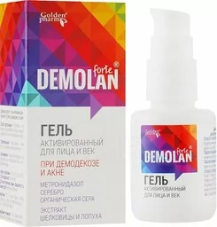 Żel Aktywny do Twarzy i Powiek Demolan Forte, Demodekoza, Trądzik - Suplementy naturalne - miniaturka - grafika 1