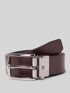 Pasek skórzany z wytłoczonym logo - Paski - miniaturka - grafika 1