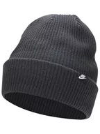 Czapki damskie - Nike Czapka beanie w kolorze antracytowym - miniaturka - grafika 1