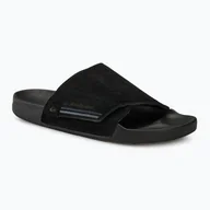 Klapki i japonki męskie - Klapki męskie Quiksilver Rivi Suede black 1 - miniaturka - grafika 1