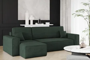 Sofa w kształcie L BEST narożnik tkanina Poso ciemnozielony lewy - Narożniki Sofa w kształcie L BEST narożnik tkanina Poso ciemnozielony lewy - Narożniki - miniaturka - grafika 1