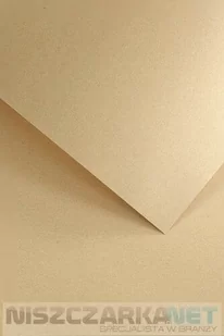 Papier ozdobny Nature Ciemnobeżowy 120g/m2 - opk 50ark/A4 - Papier do drukarek - miniaturka - grafika 1