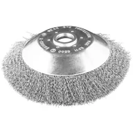 Akcesoria do elektronarzędzi - Szczotka druciana do kosy spalinowej 200 x 25,4 mm, miękka, druty falowane, GRAPHITE 55H103 - miniaturka - grafika 1