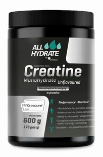 ALLHydrate, Creatine (Creapure®), proszek 600 g - Kreatyna - miniaturka - grafika 1