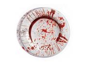 Naczynia i sztućce jednorazowe - GU Zakrwawione talerzyki na Halloween - 23 cm - 8 szt. GU26336 - miniaturka - grafika 1