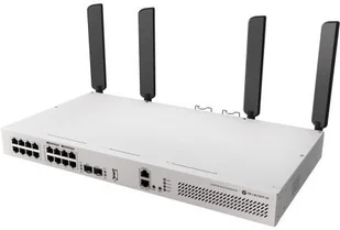 MikroTik Cloud Router Switch 418-8P-8G-2S+5axQ2axQ-RM with RouterOS L5 rackmount case MikroTik CRS418-8P-8G-2S+5axQ2axQ-RM - Switche - miniaturka - grafika 1