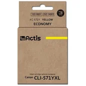 Tusze zamienniki - Actis Kc-571Y (Zamiennik Canon Cli-571Y) (EXPACSACA0059) - miniaturka - grafika 1
