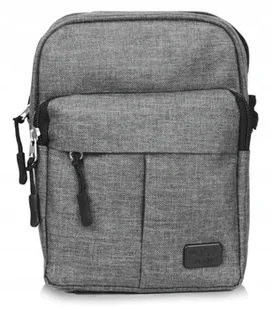 Torba męska na ramię praktyczna saszetka na pasku szara Pako Jeans - Torby męskie - miniaturka - grafika 1