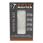 Pozostałe akcesoria do makijażu - W7 Brow Master Stencil Kit szablon do stylizacji brwi - miniaturka - grafika 1