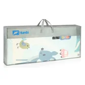 Maty piankowe - Humbi Gruba Mata Edukacyjna 2W1 z pianki XPE 200x180x1 pastelowa droga drzewa jelonki kontrastowe obrazki - miniaturka - grafika 1