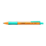 Długopisy - Stabilo SCHWAN Długopis automatyczny 0.5mm turkusowy Pointball - miniaturka - grafika 1