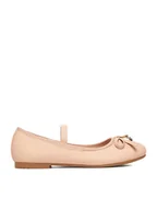 Buty dla chłopców - DeeZee Baleriny CEO-CS21273-03 Beżowy - miniaturka - grafika 1