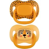 Smoczki uspokajające - Canpol Smoczek uspokajający 0-6m 2szt 34/927ora - miniaturka - grafika 1