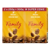 Kawa - Tchibo Eduscho Family 2x250g DUOPAK kawa mielona vacum - miniaturka - grafika 1