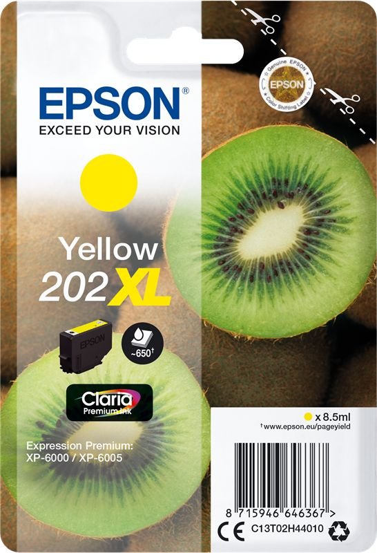 Tusz Epson 202XL yellow C13T02H44020