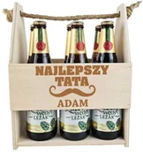 Gadżety dla niej i dla niego - Nosidełko na piwo Najlepszy Tata Prezent na Dzień Ojca - miniaturka - grafika 1