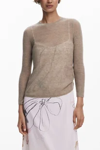 DŁUGA SUKIENKA DAMSKA DESIGUAL BIAŁA - Sukienki - miniaturka - grafika 1