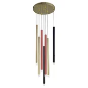 Lampy sufitowe - Lampa wisząca Lungo 7xG9 mix kolor LP-894/7P MIXED - miniaturka - grafika 1