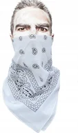 Czapki i chusty sportowe damskie - MFH BANDAMKA BANDANA CHUSTA BIAŁA 55 x 55 cm MFH - miniaturka - grafika 1