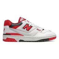 Buty sportowe męskie - Buty New Balance BB550SE1 - biało-czerwone - miniaturka - grafika 1