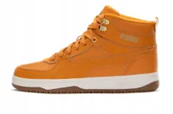 Buty sportowe męskie - Buty męskie Puma Rebound Rugged 387592 02 brązowe - miniaturka - grafika 1