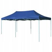 Pawilony ogrodowe - vidaXL Rozkładany namiot, pawilon 3 x 6 m, niebieski - miniaturka - grafika 1