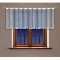 Firany - Firanka gotowa żakardowa 90 x 300 cm biała - miniaturka - grafika 1