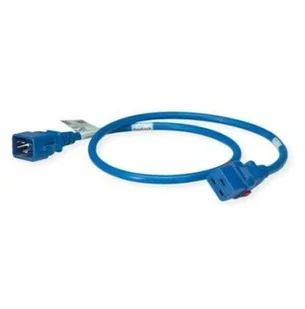 BACHMANN TwyLock C20-C19 1.0m niebieski 16A - Kable - miniaturka - grafika 1