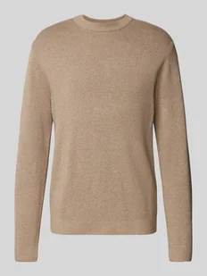 Sweter z dzianiny ze stójką model ‘MILANO’ - Swetry męskie - miniaturka - grafika 1
