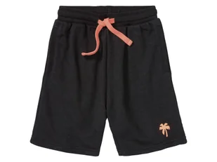 pepperts!® Bermudy chłopięce z elastycznym pasem (Czarny, 134-140) - Spodnie i spodenki dla chłopców - miniaturka - grafika 1