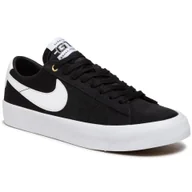 Buty sportowe damskie - Nike Buty Sb Zoom Blazer Low Pro Gt DC7695 002 Black/White/Black - miniaturka - grafika 1