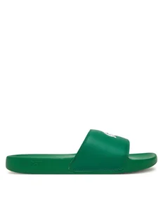 Lacoste Klapki Serve Sliders 7-49CMA0041 Zielony - Klapki i japonki męskie - miniaturka - grafika 1