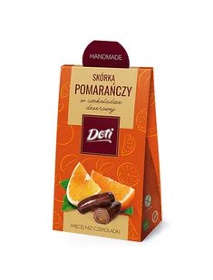 Skórka pomarańczy w czekoladzie - saszetka Dotinka (1x50g) - Bombonierki i czekoladki - miniaturka - grafika 1