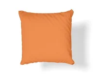 Pościel - Poszewka satyna bawełniana do spania 40x40 pomarańczowa 61 - miniaturka - grafika 1