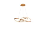 Lampy sufitowe - Wisząca lampa do salonu Infinity AZ5097 LED 80W złota - miniaturka - grafika 1