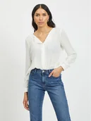 Koszule damskie - Vila Koszula Lucy 14044253 Biały Relaxed Fit - miniaturka - grafika 1