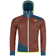 Kurtki męskie - Kurtka męska Ortovox Col Becchei Hybrid Jacket Men's Rozmiar: M / Kolor: pomarańczowy - miniaturka - grafika 1