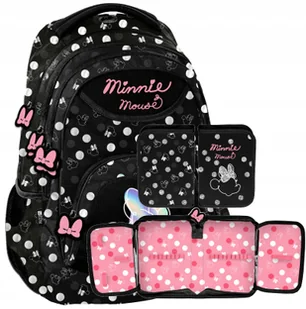 Plecak szkolny dla dziewczynki Myszka Minnie 1 4 klasa zestaw tornister - Plecaki szkolne i tornistry - miniaturka - grafika 1