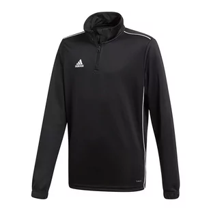 adidas teamwear Bluza dla dzieci adidas Core 18 Training Top JUNIOR czarna CE9028 - Bluzy dla dziewczynek - miniaturka - grafika 1