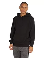 Bluzy męskie - Urban Classics Męska bluza z kapturem Basic Sweat Hoody, czarny, M - miniaturka - grafika 1