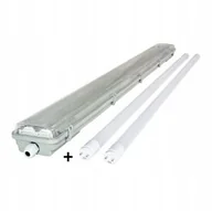 Oprawy, klosze i abażury - Oprawa hermetyczna 2x świetlówka Led 1800LM 840 120C IP65 Heda HDL236KOM - miniaturka - grafika 1