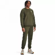 Spodnie sportowe męskie - Męskie spodnie dresowe Under Armour UA Essential Fleece Jogger - khaki - UNDER ARMOUR - miniaturka - grafika 1