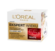 Kremy do twarzy - L’Oréal Paris Ekspert Wieku multifunkcyjny krem regenerujący na dzień i noc 55+ 50ml - miniaturka - grafika 1
