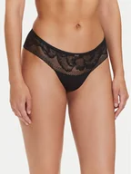 Majtki damskie - BOSS Stringi Peony 50545044 Czarny - miniaturka - grafika 1