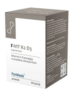 ForMeds Formeds - F-VIT K2 D3 60 porcji D3E0-384EC - Stawy, mięśnie, kości - miniaturka - grafika 2