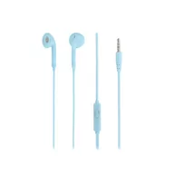 Słuchawki - Tellur In-Ear Headset Fly, Noise Reduction Memory Foam Ear Plugs, blue - miniaturka - grafika 1