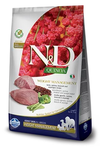 Farmina Farmina N&D DOG QUINOA WEIGHT MANAGEMENT LAMB & BROCCOLI 7kg PND0700030 - Sucha karma dla psów - miniaturka - grafika 1