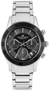 Zegarek Zegarek Jacques Lemans 1-2151E Venice Chronograph - - Zegarki damskie - miniaturka - grafika 1