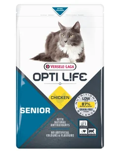 VERSELE-LAGA Opti Life Cat Senior Chicken 1 kg dla kotów seniorów - - Sucha karma dla kotów - miniaturka - grafika 1