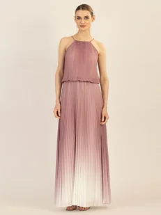 APART Sukienka w kolorze szaroróżowo-białym - Sukienki - miniaturka - grafika 1